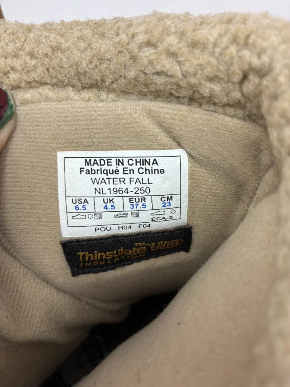 Sorel Waterfall Womens Boots 6.5 Brown Suede Waterproof Thinsulate Winter Snow